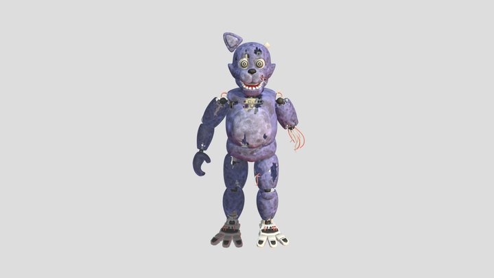 Withered Old Candy 3D Model
