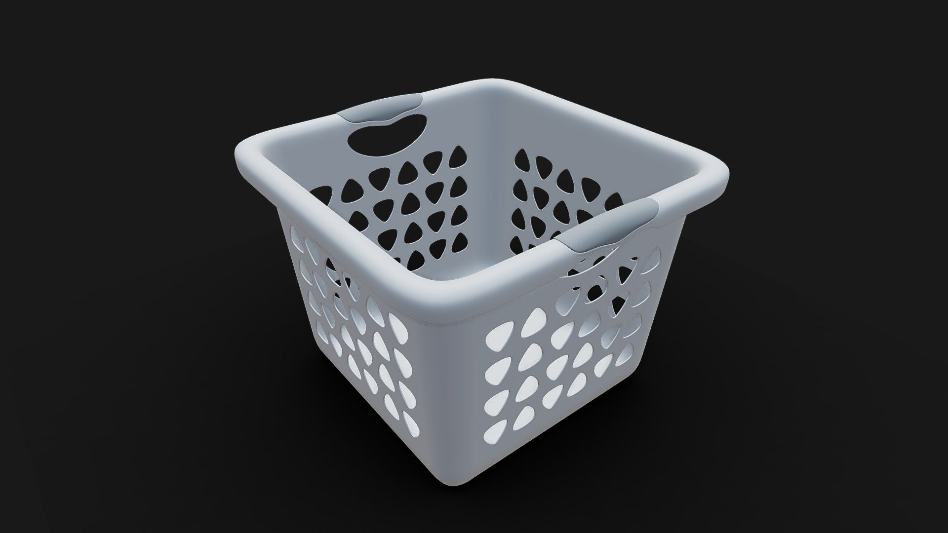 Laundry Basket 02 Buy Royalty Free 3D model by romullus