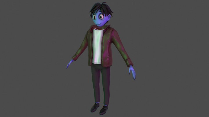 "Rene" - 3D Game Character 3D Model