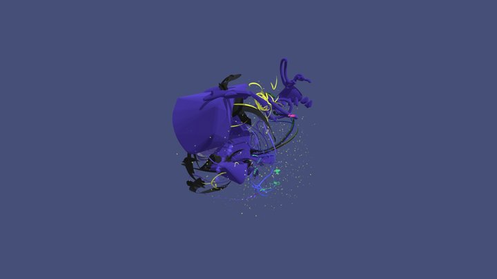 Abstract VR 3D Model