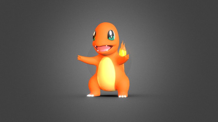 Charmender 3D Model