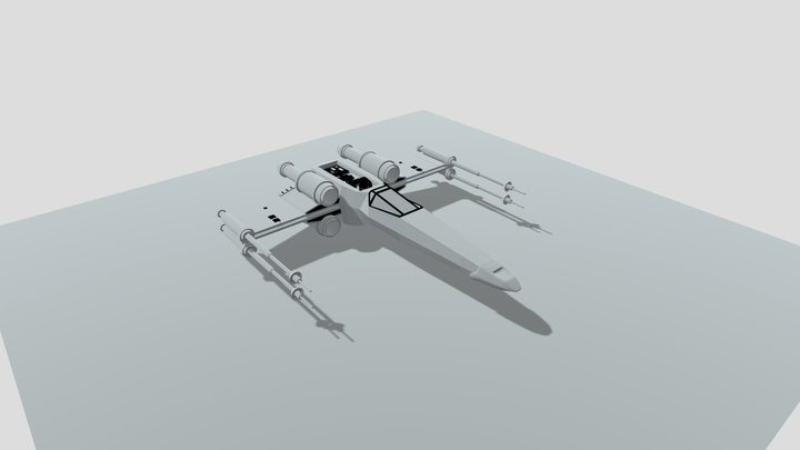 X-Wing 3D Model