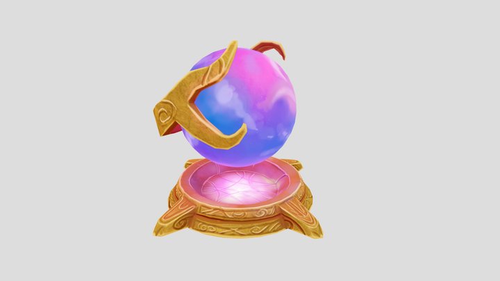 Magic crystal ball 3D Model