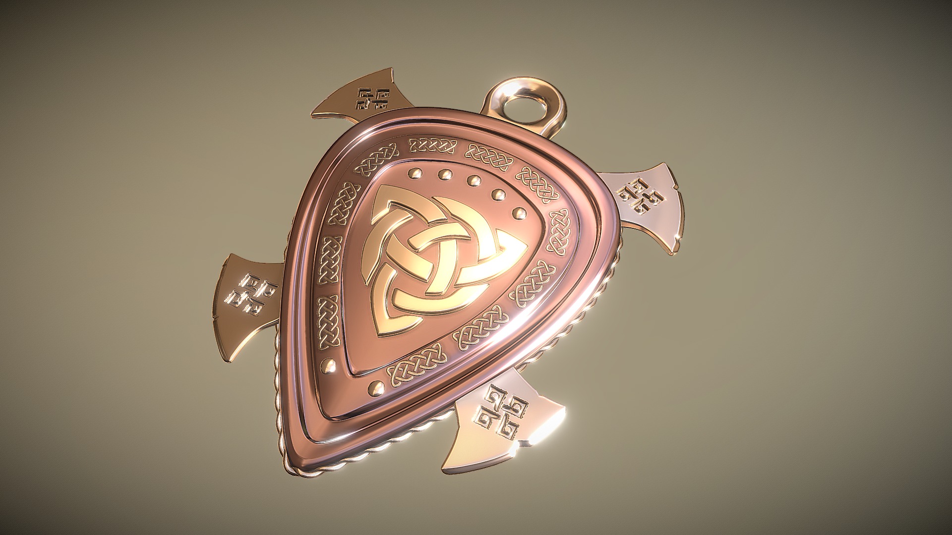 3D model Slavik Turtle - This is a 3D model of the Slavik Turtle. The 3D model is about a gold watch with a diamond.