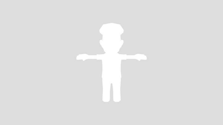 Brooklyn T. Guy Model Cop 3D Model