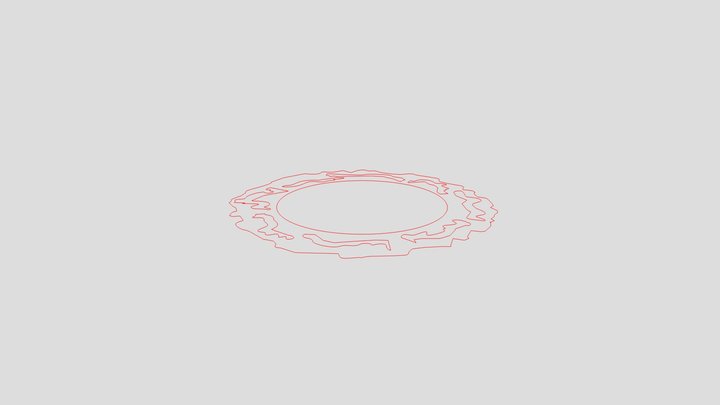 Snake_ Skin_ Bracelet 3D Model