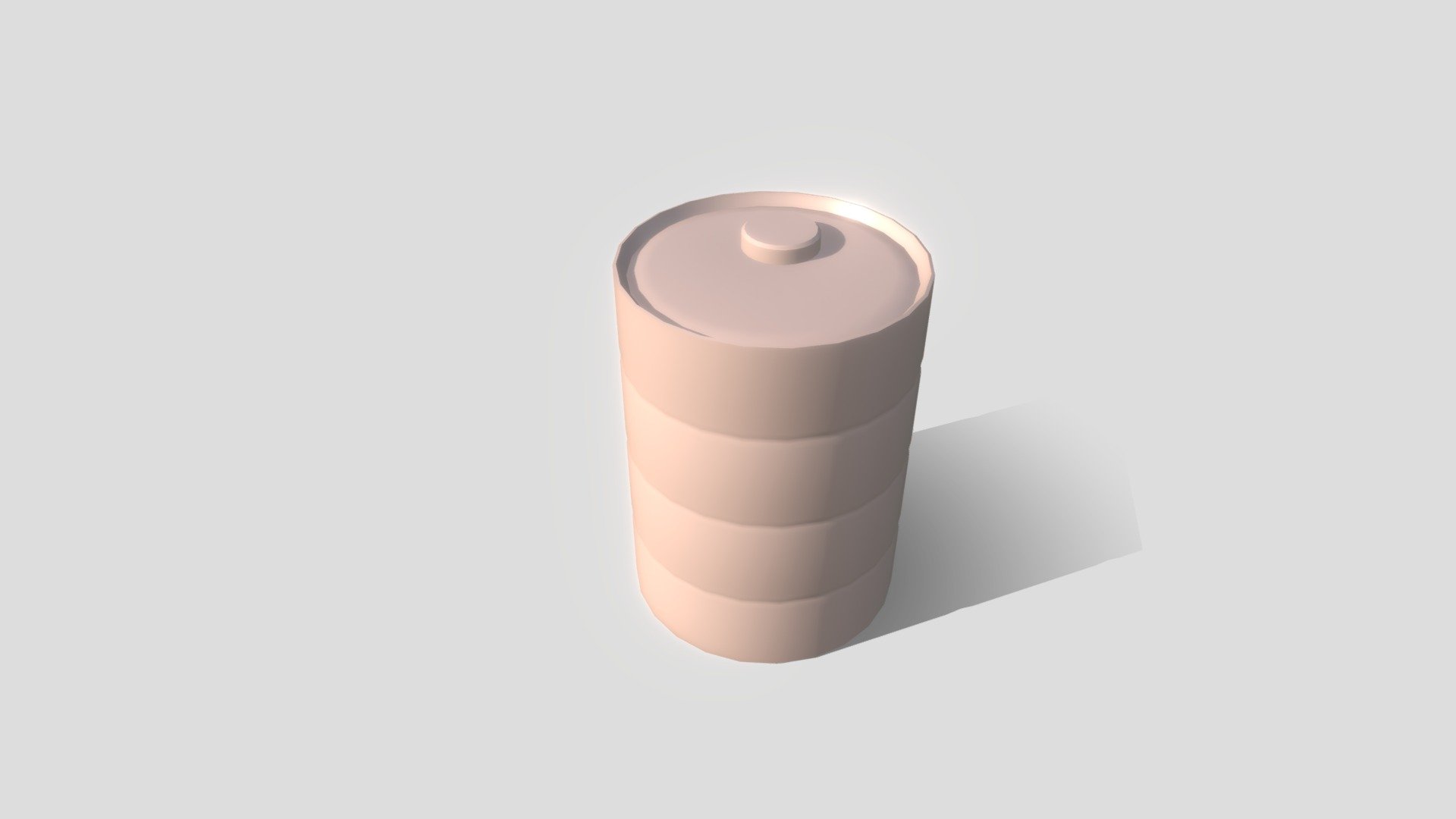 Barrelllowpoly Textured