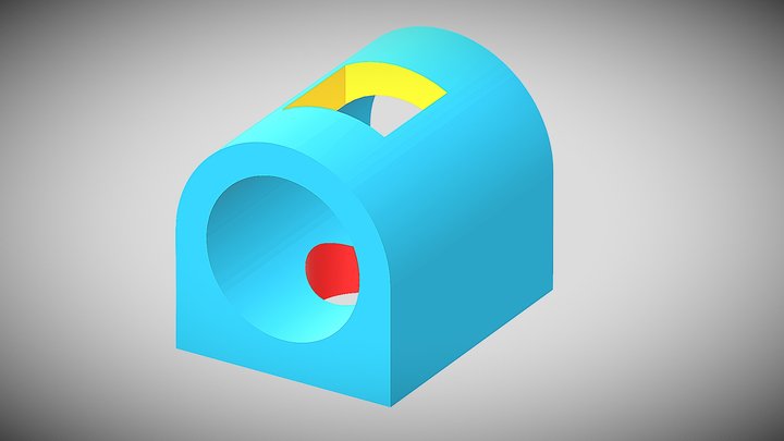 03 立体的表面交线-模型049 3D Model