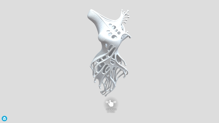 Organic Lattice Sculpture - Meshy vs SupaVoxel