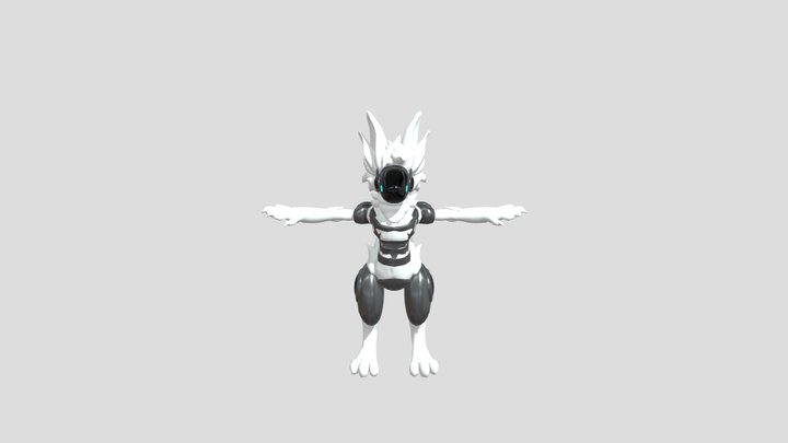 Vrchat Kitbashed Protogen Base Wip 3D Model