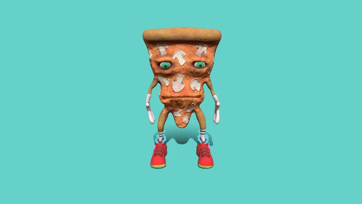 Pizza Guy 3D Model