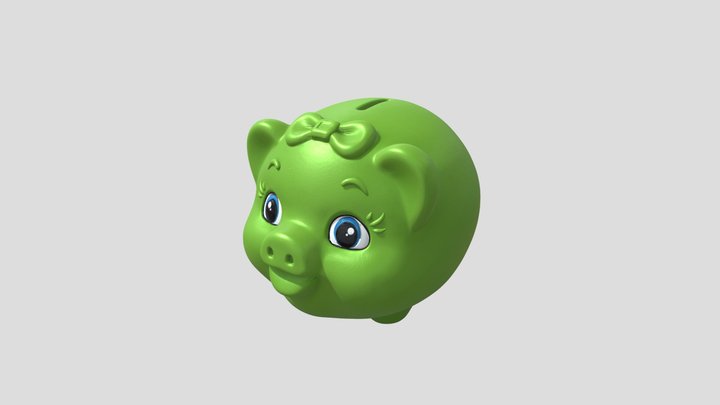 Piggy bank 3d model