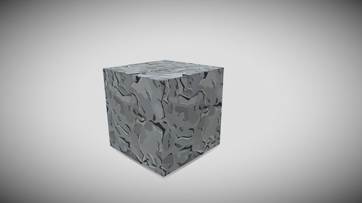 Cube_Rock 3D Model