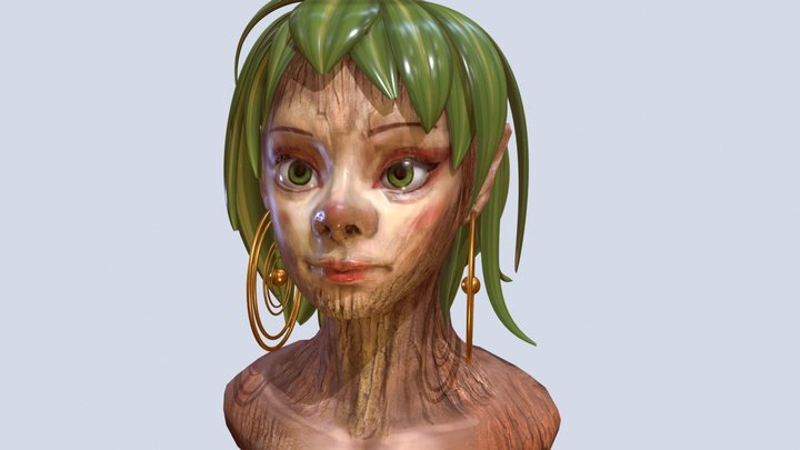 Buste Character 3D Model