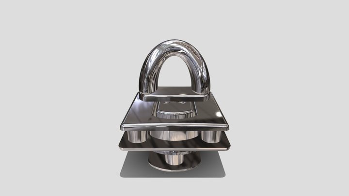 0905 拧锁 3D Model