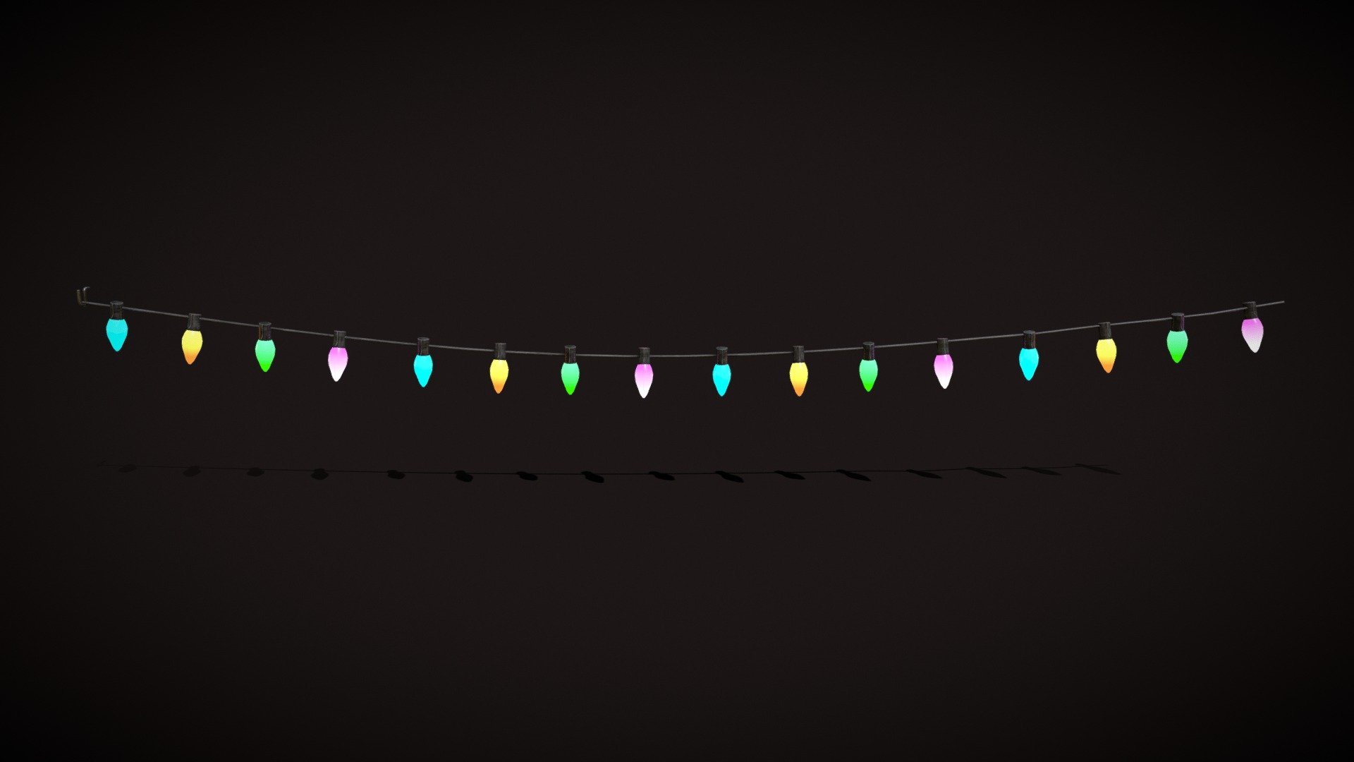 Christmas_Lights Buy Royalty Free 3D model by GetDeadEntertainment