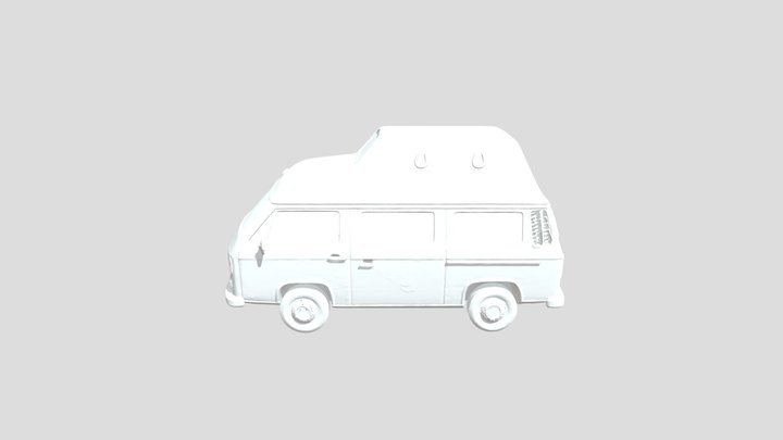 Vw T3 westfalia – Modelo 3D gratuito STL