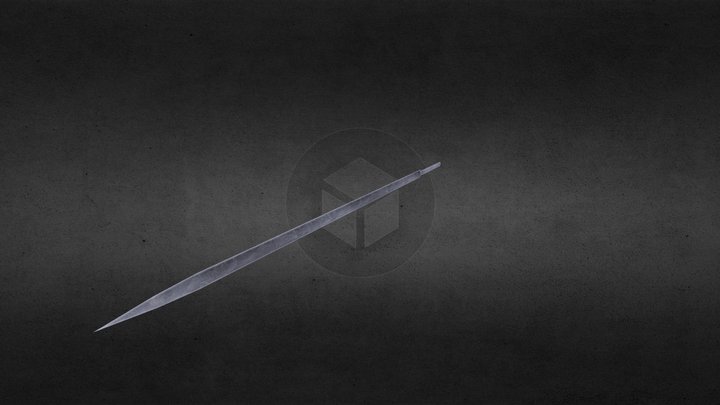 Rapier Blade r01a (normal) 3D Model