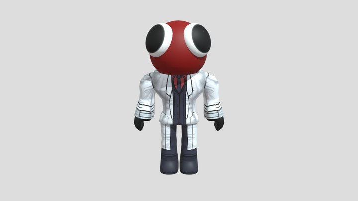 Red From Rainbow Friends 3D Model