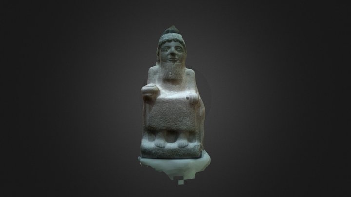 Seated Man (Neo-Hittite or Aramaean) 3D Model