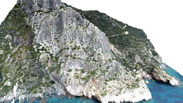 Panagia Krufti Geosite, Lesvos, Greece 3D Model
