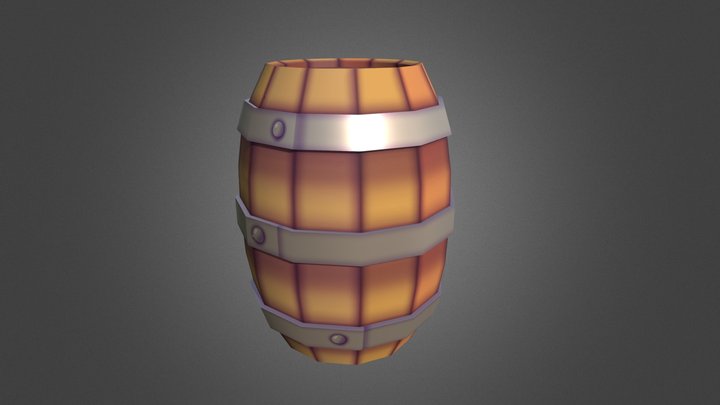 Barrel 02 3D Model