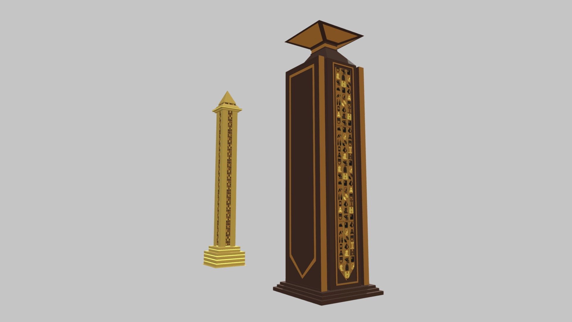 Modern Obelisks 2 - 3D model by MotazinVR (@mumen.osman) [0d2d579 ...