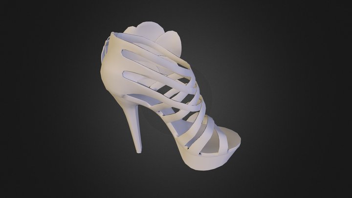 Straps_Ankle_Heels2 3D Model