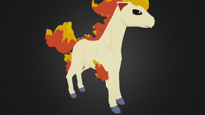 Ponyta 3D Model