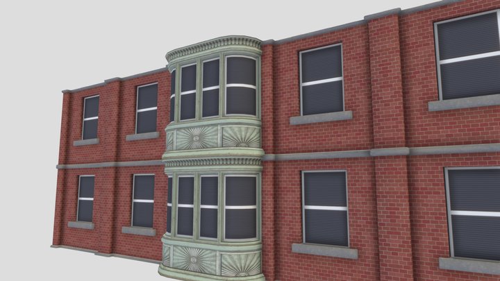 Stylesheet for a Brick Building 3D Model