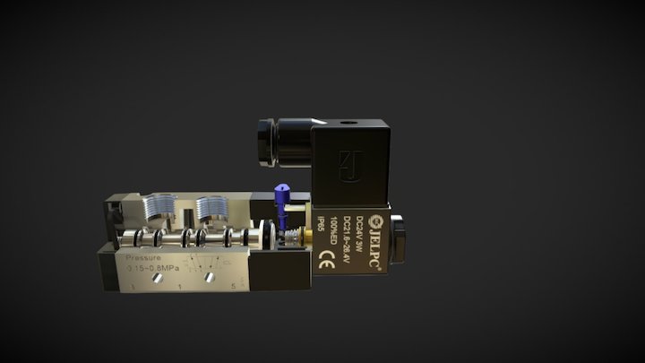 J4V210截面 3D Model