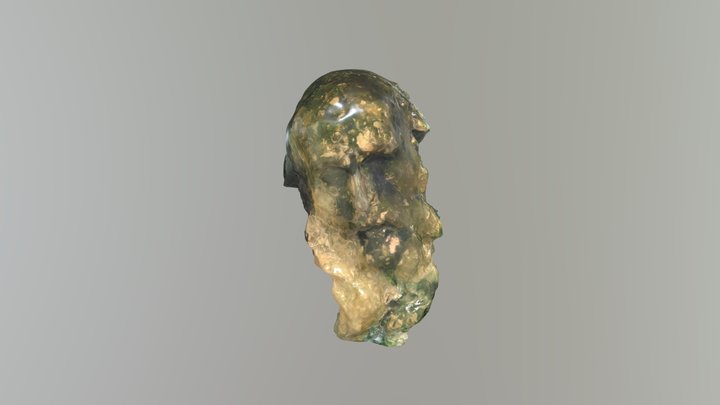 Glass Head Artwork 3D Model