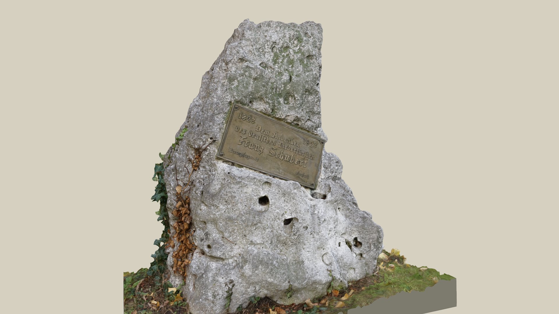 Schubert Gedenkstein