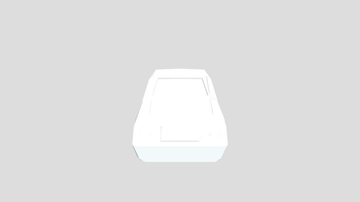 Lowpoly DeLorean 3D Model