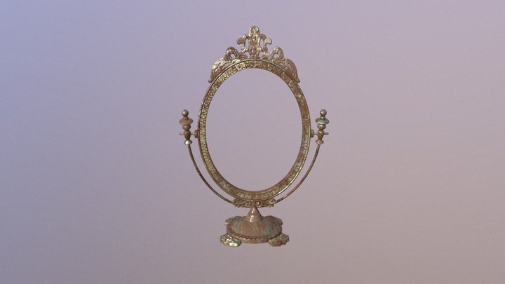Victorian Mirror 3D Model