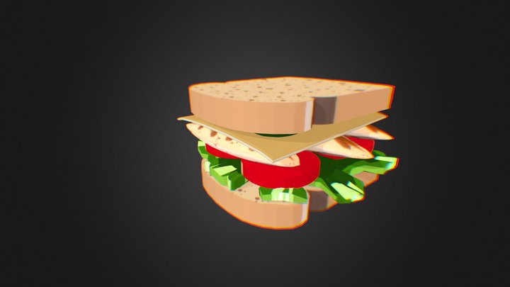 Strange Sandwich 3D Model