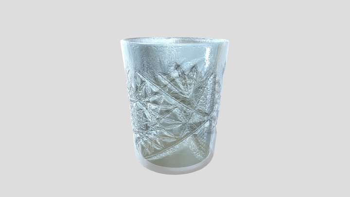 Frady Tricky - Glass Cup 3D Model