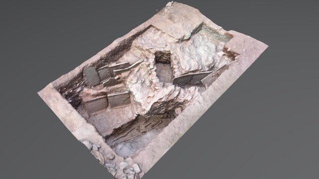 Escavação arqueológica 3D Model