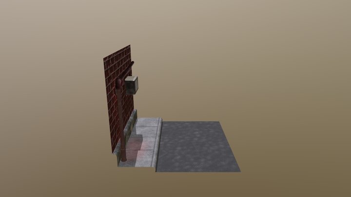Alley 3D Model