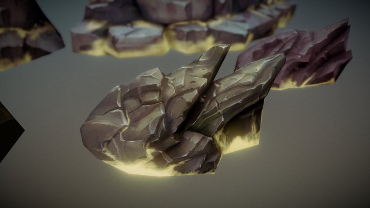 Desert_Rocks 3D Model