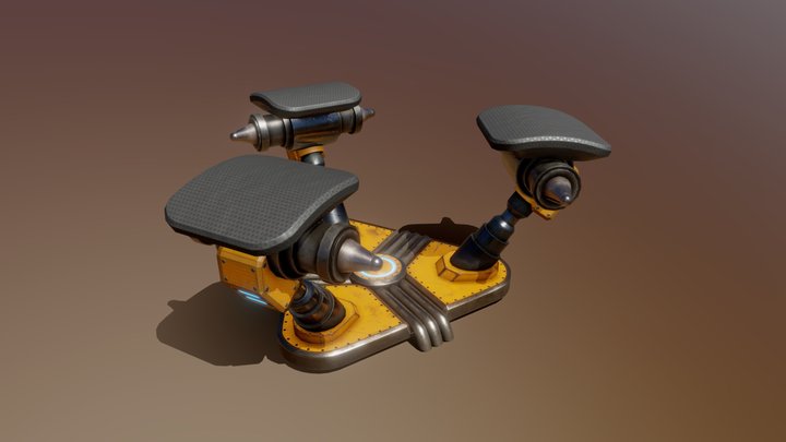 900lbs | SciFi Sensor 3D Model