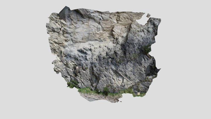 Geologischer Aufschluss 3D Model