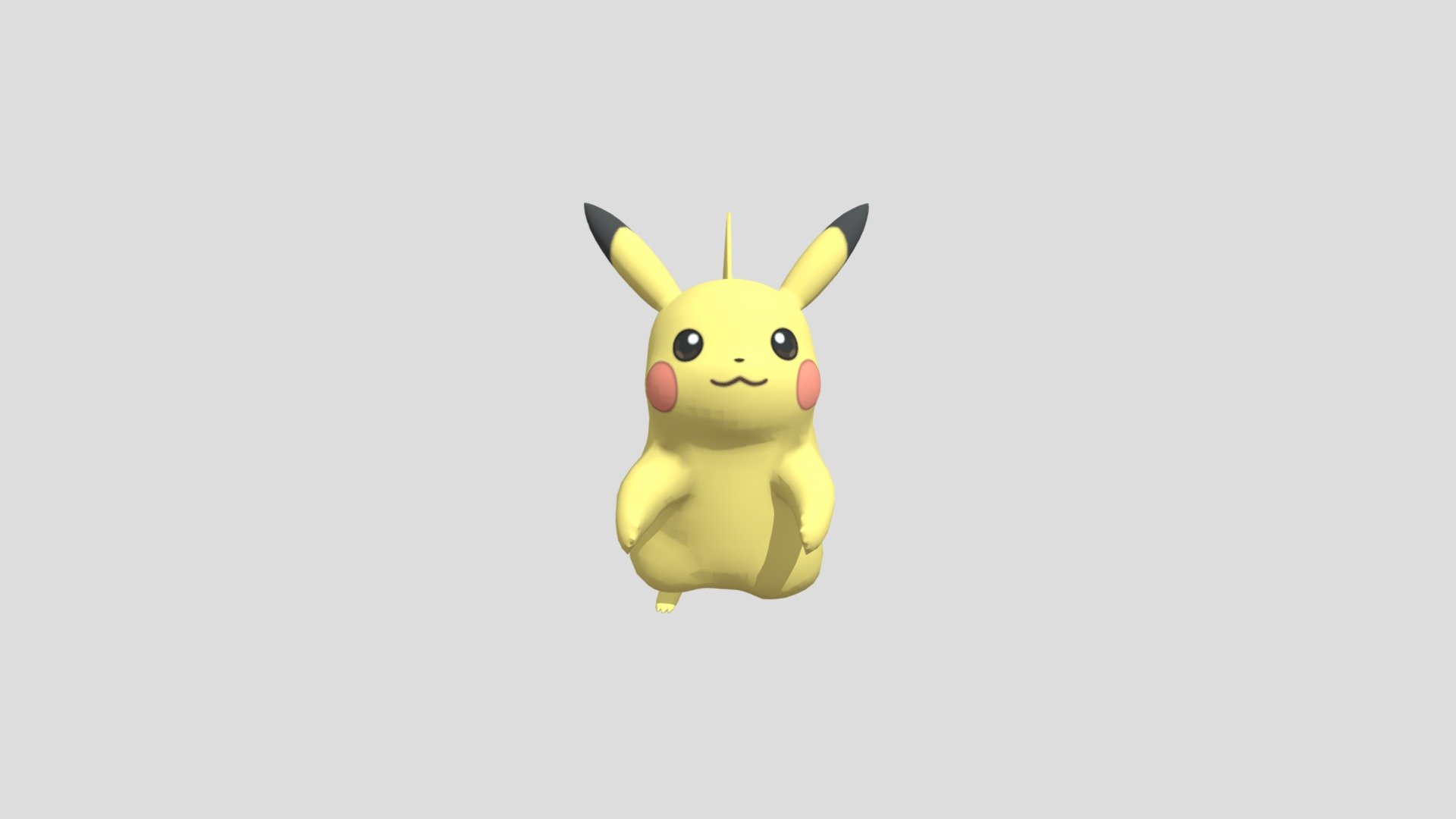 pikachu2 - 3D model by carlos.mscarmo [0d3e064] - Sketchfab