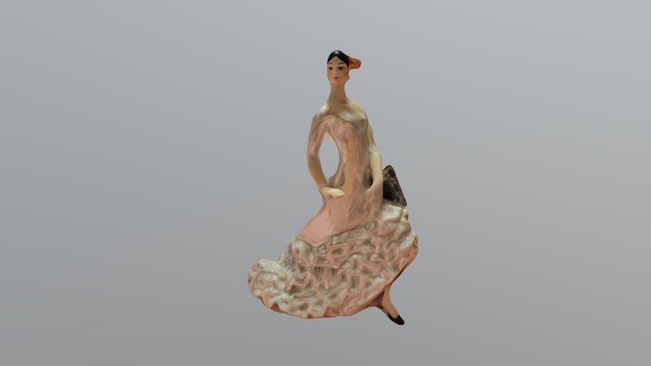 Statuette of the dancer Carmen (3D Scan) 3D Model