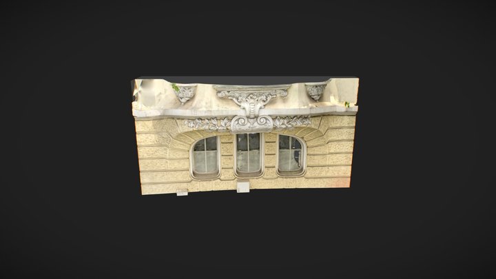 Прозорец от къщата на Димитър Моллов, гр. София 3D Model