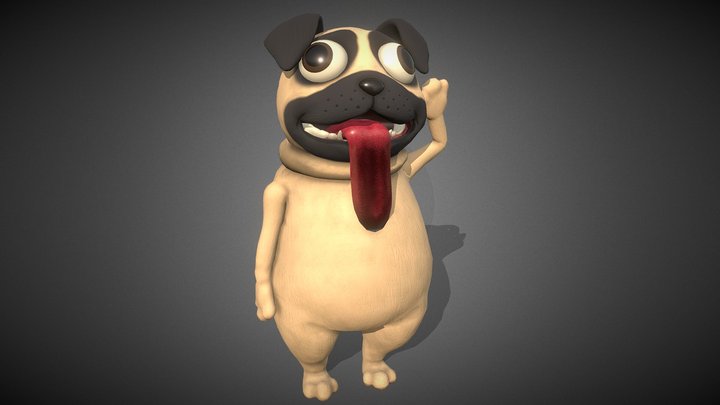 Pugdog 3D models - Sketchfab