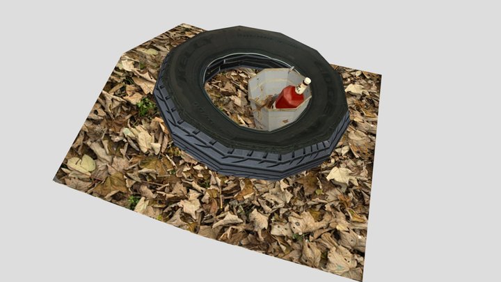Forest Loner - 3 Simple props 3D Model