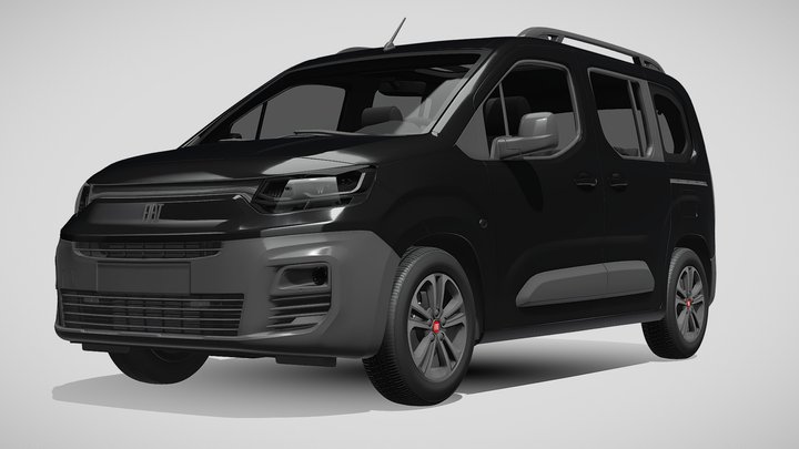 Fiat Doblo Combi L2H2 2017 3D model