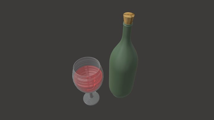 WINE 3D Model