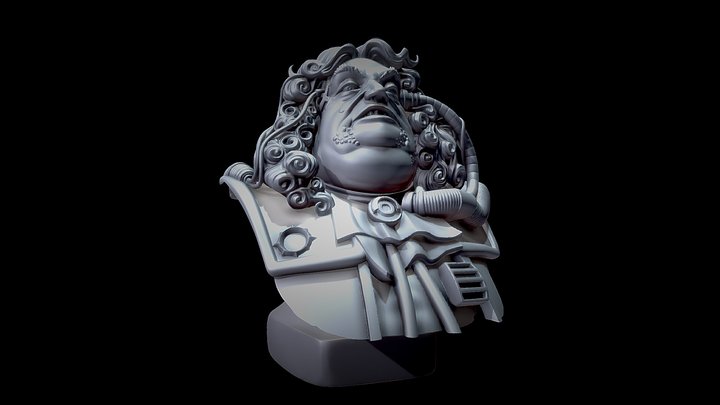 Tainted Noble Bust 3D Model
